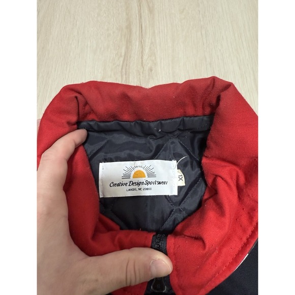 Men's Size XL Vintage NASCAR Full Zip Bomber Jacket - Picture 4 of 5